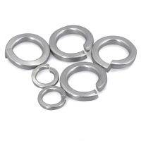 304 Stainless Steel mur segi enam datar Gasket Spring Washer Set kombinasi M1.6M2M2.5M3M4M5M6-M33