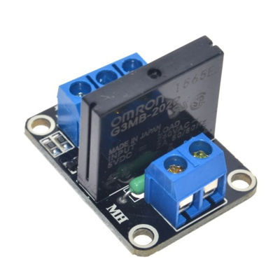 2A 250V สำหรับ Arduino 5V 1 Channel โมดูลรีเลย์สถานะของแข็งต่ำ OMRON SSR