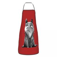 Frankenweenie Sparky Aprons for Men Women Tim Burton Movie Dog Adult Kitchen Chef Bib Tablier Cuisine Cooking Baking Gardening