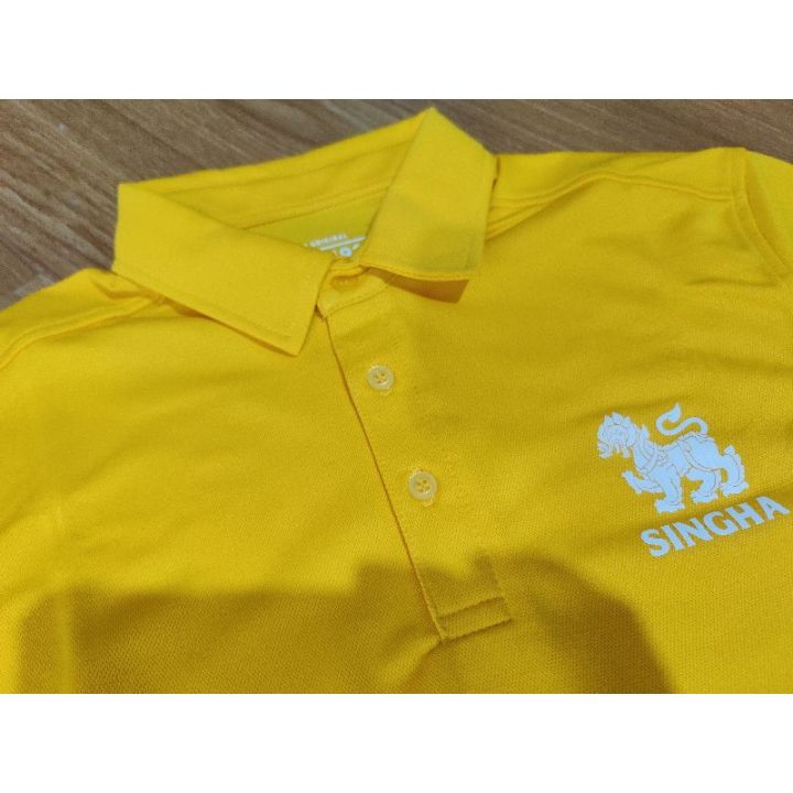 เสื้อโปโล-สิงห์-สีเหลือง-ของแท้บริษัท