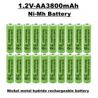 AA rechargeable battery  1.2V 3800 MAH  nickel metal hydride battery  suitable for remote controls  toys  clocks  radios  etc Household Security Syste