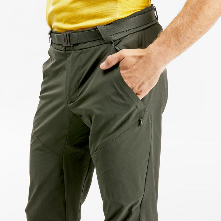 พร้อมส่ง-กางเกงขายาวผู้ชายสำหรับใส่เดินบนภูเขา-mens-hiking-trousers-mh500