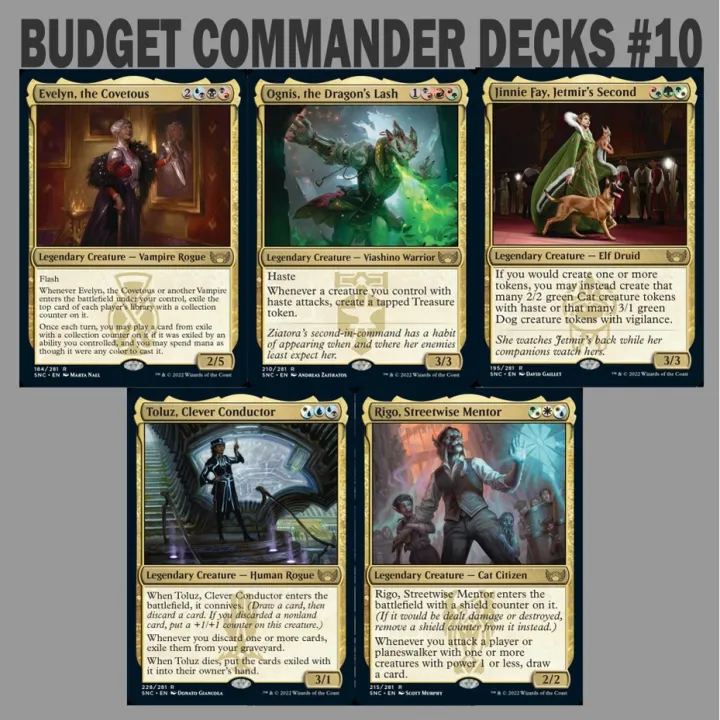 Promotional discounts MTG Budget Start Commander Decks 100cards for