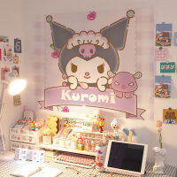 รายงานรูปลอกสติ๊กเกอร์ติดผนัง HM มีกาวในตัวสติกเกอร์กันน้ำอนิเมะ Sanrio กระดาษทะเลซินนามอนสุนัข Kulomi HD วอลเปเปอร์ให้เช่า Hiasan Kamar ติดผนัง