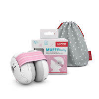 ALPINE Muffy Baby Ear Protection for Newborn and Babies up to 36 Months – Noise Reduction Earmuffs for Toddlers and Children – Comfortable Infant Ear Muffs Prevent Hearing Damage &amp; Improve Sleep, Pink