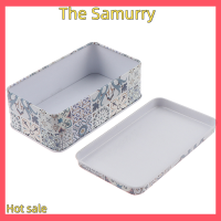 Samurry ✨Hot Sale✨ Car 11.5*6.5*4ซม.Storage Jar สี่เหลี่ยมผืนผ้าเหล็กดีบุกยากล่องของขวัญเหรียญเครื่องประดับบ้าน