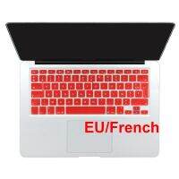 แนวโน้มผิวซิลิโคนแผ่นครอบแป้นพิมพ์ EU French AZERTY สำหรับ Pro 13 "15" (W/Out Retina) สำหรับ A1314 13 A1466เก่า