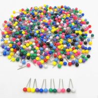 300Pcs/Box Colored Map Markers Drawing Photo Wall Studs Cork Board Pins Thumbtack Pushpins Painting Tool Office School Supplies Clips Pins Tacks