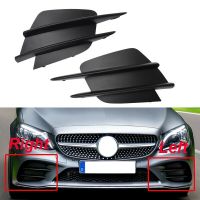 Car Front Bumper Fog Light Cover Grilles for Mercedes Benz C Class W205 2018 2020 A2058857202 A2058857302