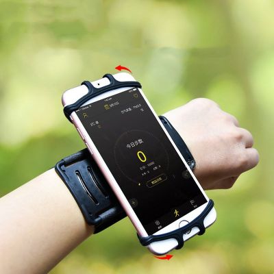 Universal กระเป๋ากีฬา ARM band ผู้ถือศัพท์มือถือ Running GYM สร้อยข้อมือฟิตเนส180 ° หมุนสำหรับ4 -7.9 Mobile