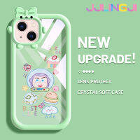 Jjlingji เคสสำหรับ iPhone 13 iPhone 13 Pro iPhone 13 Pro iPhone 13 Pro iPhone 13 Pro Max เคสลายการ์ตูนอวกาศของเล่นรูปมอนสเตอร์สีสันสดใสนิ่มสำหรับเลนส์กันกระแทกแบบใสเคสมือถือความคิดสร้างสรรค์โปร่งใสเคสป้องกันซิลิโคนเรียบง่าย