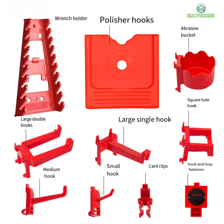 Pegboard Hooks, plastics Hooks for Hanging Storage Tools Lazada