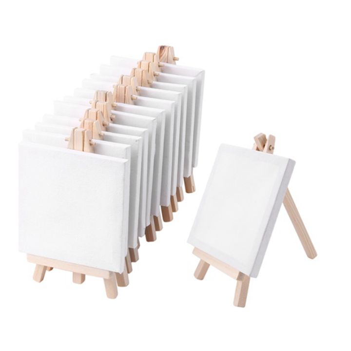 4 By 4 Inch Mini Canvas And 8 16cm Mini Wood Easel Set For Painting   A110577acecede09ecb5cb90d405acf2  720x720q80 