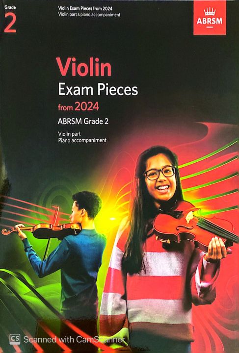 ABRSM Violin Exam Pieces From 2024 Grade 2 Violin Part & Piano ...