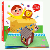 My three-dimensional book series Robinson magic box English original picture book RobinsonS teaching box pop up book childrens English Enlightenment cognition parent-child picture book auzou French independence