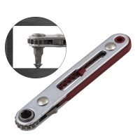 1PC Mini Ratchet Wrench Hexagon Torx Bidirectional Control for Single/Double Head Screwdriver Drill Bits Tool 1/4 (6.35mm)