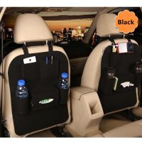 Car Seat Back Bag Multi-Pocket Auto Back Rear Trunk Seat Elastic Felt Storage Bag Pocket Organizer Car Collector Storage Bag