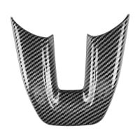 dghjsfgr Car Carbon Fiber V Style Steering Wheel Panel Cover Trim Decoration Frame Sticker for Honda Vezel HR-V HRV 2021