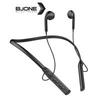 BJONE หูฟังบลูทูธไร้สาย แม่เหล็ก หูฟังแบบสปอร์ตกันน้ำ 9D หูฟังสเตอริโอ Bluetooth 5.0 In Ear Earphone สำหรับ Android iPhone