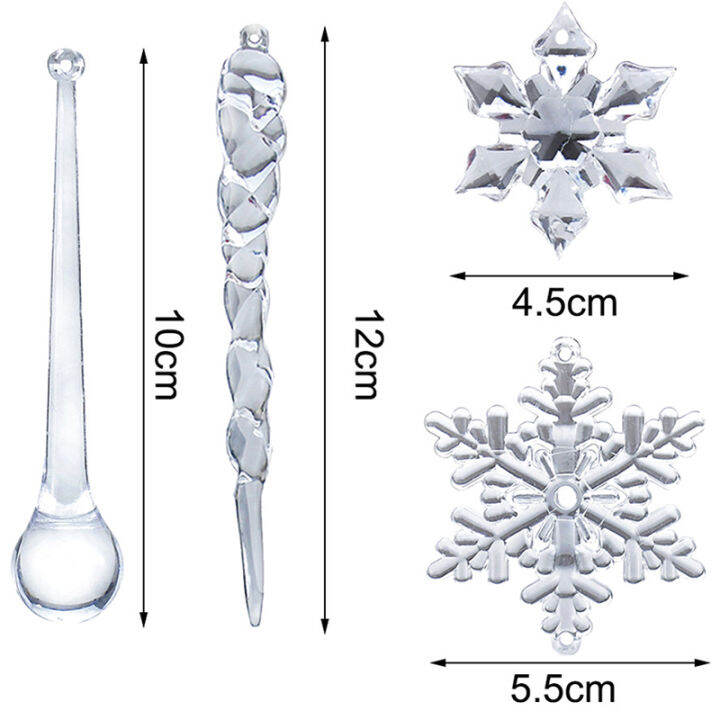 40pc-snowflake-icicle-christmas-ornaments-new-year-ornaments-crystal-christmas-tree-transparent-ornaments