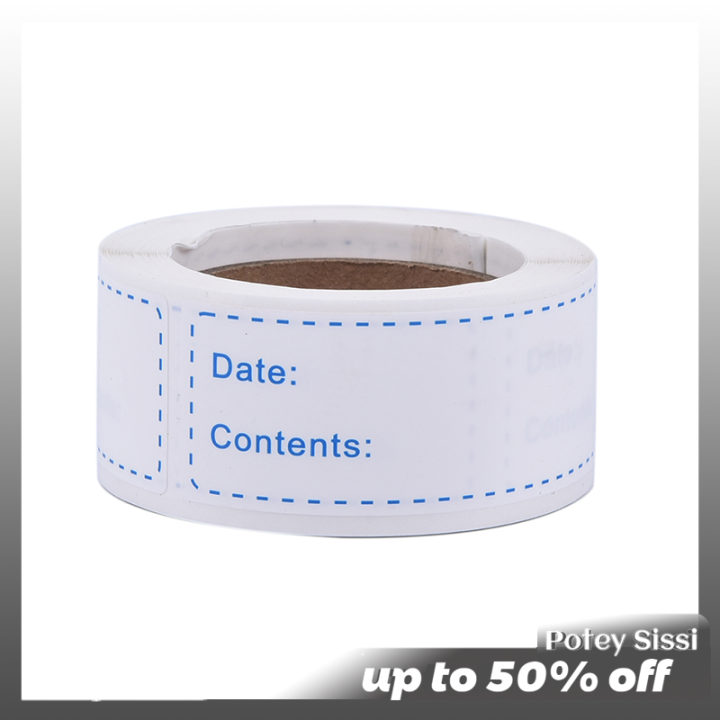 Potey 150PCS/Roll Food Freezer Labels Stickers Storage Refrigerator Food Date Labels | Lazada PH