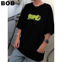 BoB-เสื้อสกรีนลาย stupidunisex SMLXL2XL3XL polo