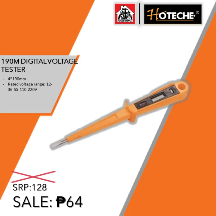 HOTECHE 190M DIGITAL VOLTAGE TESTER Lazada PH