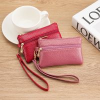 Uniqlo original New mini new zipper coin bag womens fashion clutch bag womens ultra-thin short small card holder coin purse key bag for men