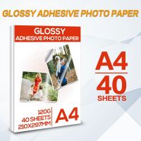 {Kobayashi copy paper} 40แผ่นรูปถ่ายสติกเกอร์เงามัน A4การพิมพ์อิงค์เจ็ทด้วยตนเองสำหรับเครื่องพิมพ์กระดาษถ่ายภาพสูง