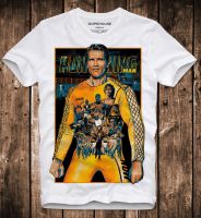 ❒ T Shirt The Running Man Schwarzenegger Stephen Dynamo King Arnold Fireball Sci Fi ICS Ben Richards Cult Movie Vintage Killian