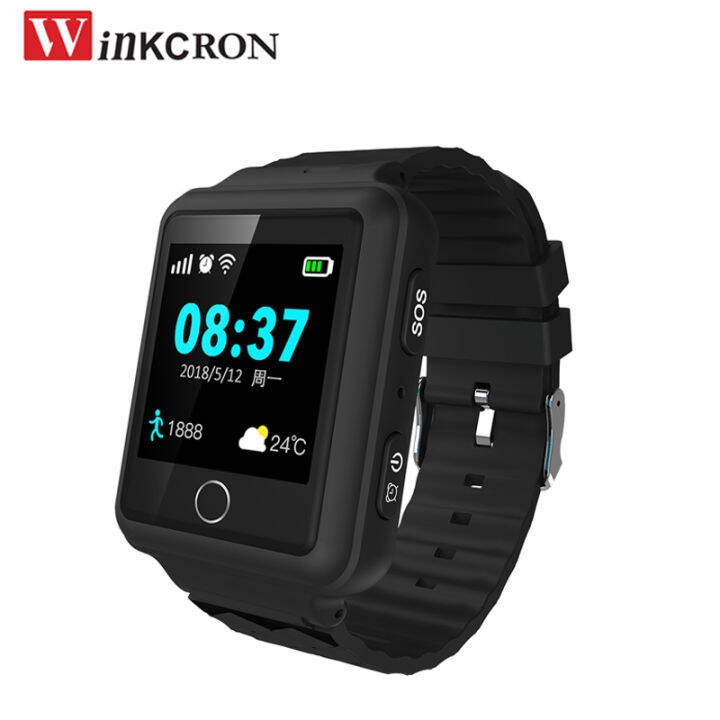 1.55" Smart GPS Watch GPS Tracker for Elderly people kids SOS Emergency