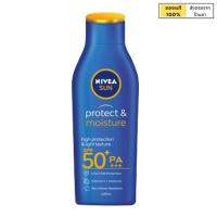 นีเวีย โลชั่น สำหรับผิวกาย สูตรกันน้ำ กันแดด ขนาด 125 ml [Nivea Sun Protect &amp; Moisture Sun Body Lotion SPF50+ PA+++]