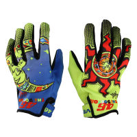 VR46 Rossi รถจักรยานยนต์เกียร์สำหรับขี่ Glvoes Moto GP Sun Moon ความปลอดภัยแบบเต็มนิ้ว010405