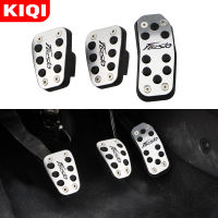 KIQI Car Pedals Fit for Ford Fiesta MK7 2009 - 2015 AT MT Accelerator Gas Pedal Cover Aluminium Alloy Rubber