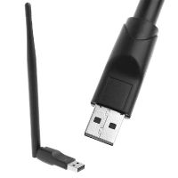 ใหม่สีดำ150Mbps เครือข่าย USB 802.11n /G/b ดองเกิลแลน WiFi เสาอากาศ5dBi ตัวรับสัญญาณ WiFi