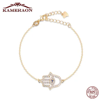 [COD] women gifts charms 925 silver bracelets amp; bangles female simulated diamond chain link bracelet friendship