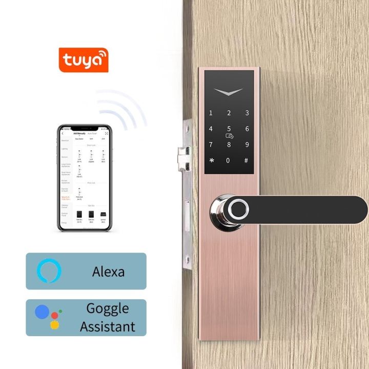 go-apartment-การรักษาความปลอดภัยล็อคลายนิ้วมืออัจฉริยะบ้าน-wifi-alexa-tuya-app-ล็อคอัจฉริยะ-controll-ประตูรีโมทคอนโทรลไร้สาย