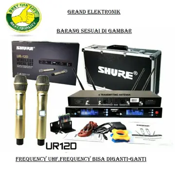 Mic wireless Shure UR 12D Lazada Indonesia