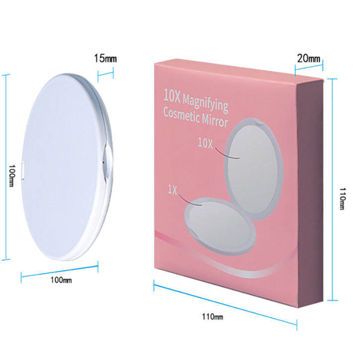 1x-mini-makeup-mirror-portable-compact-pocket-1x-10x-magnifying-makeup-mirror