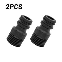 2pcs 1/2 Inch BSP Connector For Garden Hose Pipe Water Threaded Tap Adaptor Nipple Quick Connector Fitting Garden Irrigation Watering Systems  Garden