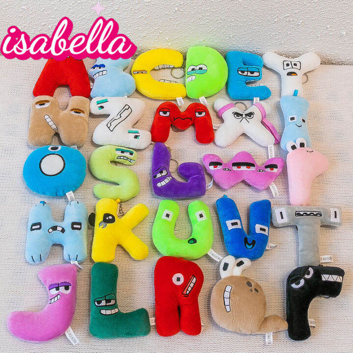 Alphabet Lore 26 Letter Doll Alien Keychain Pendant Stuffed Plush Toy For  Early Education And Learning From Hy0110, $1.17