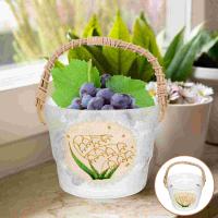 【CW】 Tub Fruit Cooler Basket Beverage Beer Holder Snack Chiller Tray Serving Drink Bottle Vase