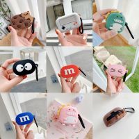 Cute Cartoon Bear Cat Silicone Earphone Case for Xiaomi AirDots Shockproof Cover for Redmi Airdots/1/2/S Bluetooth Earphone Hook