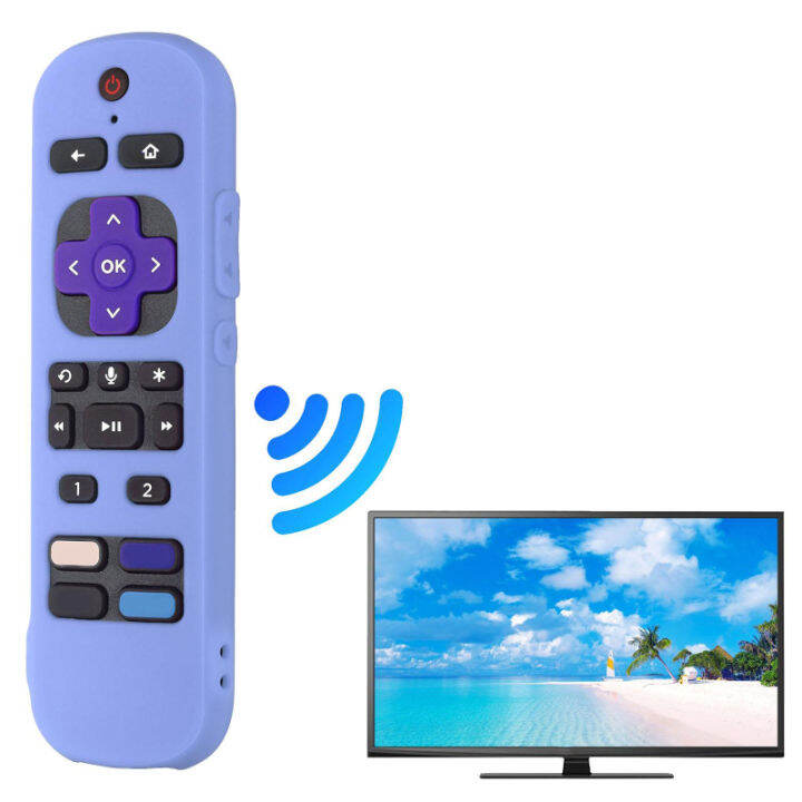 ซินซู-สายคล้องแบบมีเคสป้องกันใช้ได้กับรีโมทเสียง-roku-pro-roku-ultra-2022-4k-roku-แท่งสตรีมมิ่งการควบคุมระยะไกล