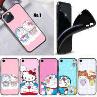 44GNN Hello Hitty Doraemon อ่อนนุ่ม High Quality ซิลิโคน TPU Phone เคสโทรศัพท์ ปก หรับ iPhone 7 8 11 12 13 14 Pro XS Max SE X XR Plus SE