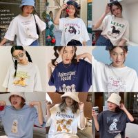 BOB พร้อมส่ง! stylist_shop | top741 Animal Series Tee Oversize Kitten Not Kitchen / Kitten Me Dalmatian