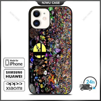 Super Smash Bros All Character Phone Case for iPhone 14 Pro Max / iPhone 13 Pro Max / iPhone 12 Pro Max / XS Max / Samsung Galaxy Note 10 Plus / S22 Ultra / S21 Plus Anti-fall Protective Case Cover