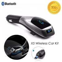 X5 Wireless Car Kit เครื่องเล่นเพลง บลูทูธติดรถยนต์ อุปกรณ์เขื่อมต่อมือถือกับรถยนต์