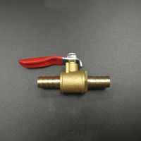 8mm 10mm Hose Barb Brass Two Way Shut Off Ball Valve for Water Fuel Gas