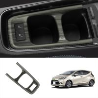 For Toyota Aqua 2021 2022 Central Control Cup Frame Panel Water Cup Holder Cover Trim Interior Accesories